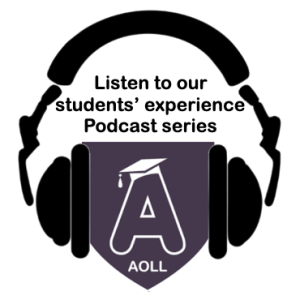 Listen to our students' experience Podcast series