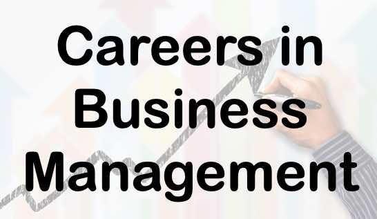 Careers in Business Management