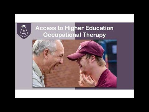 Access to Higher Education Occupational Therapy (Online study)