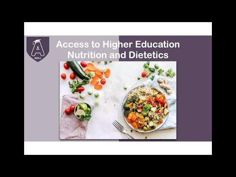 Access to Nutrition and Dietetics Higher Education (Online study)