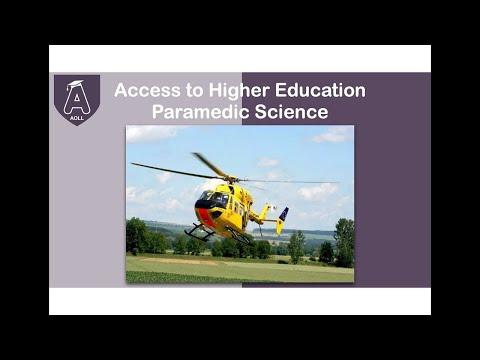 Access to Higher Education Paramedic Science (Online study)